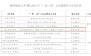 喜讯：我院获得柳州职业技术学院2022年“一院一品” 文化品牌重点项目立项
